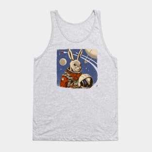 Cosmonaut Space Rabbit Tank Top